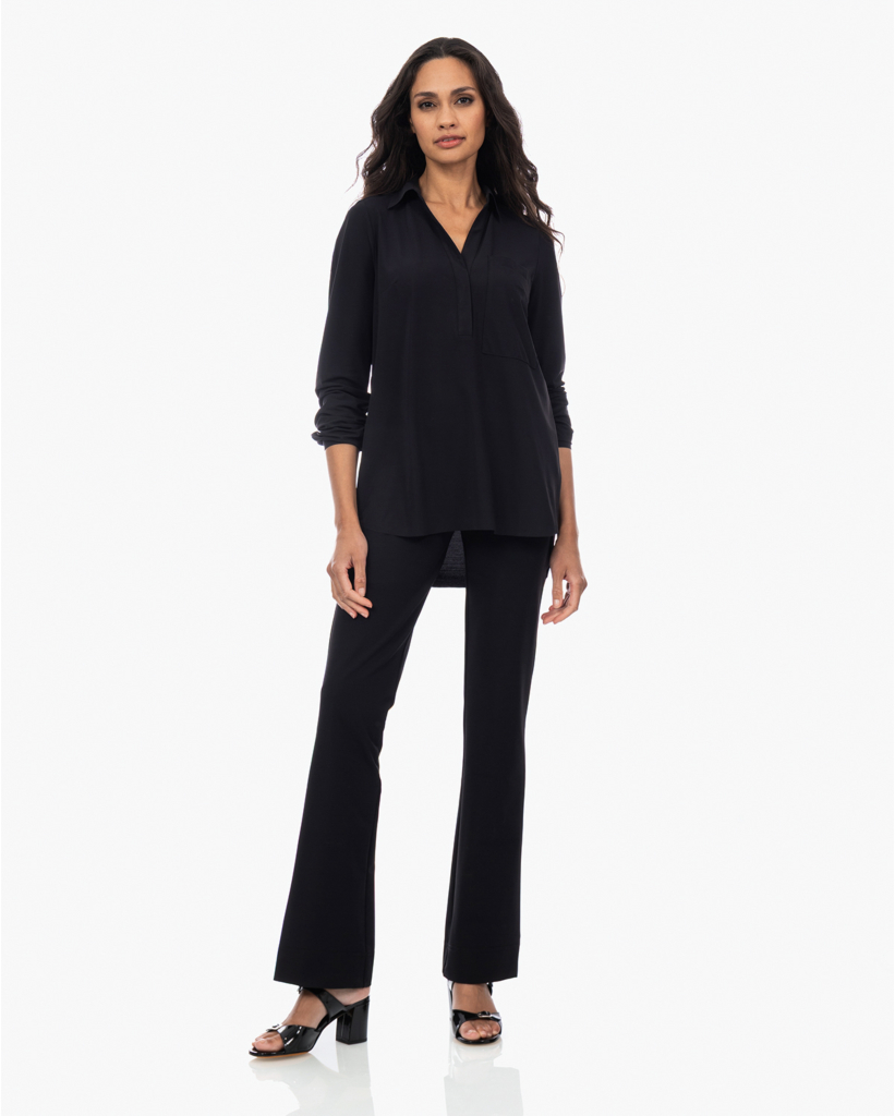 Zaya Travel Pantalon met Elastische band Zwart