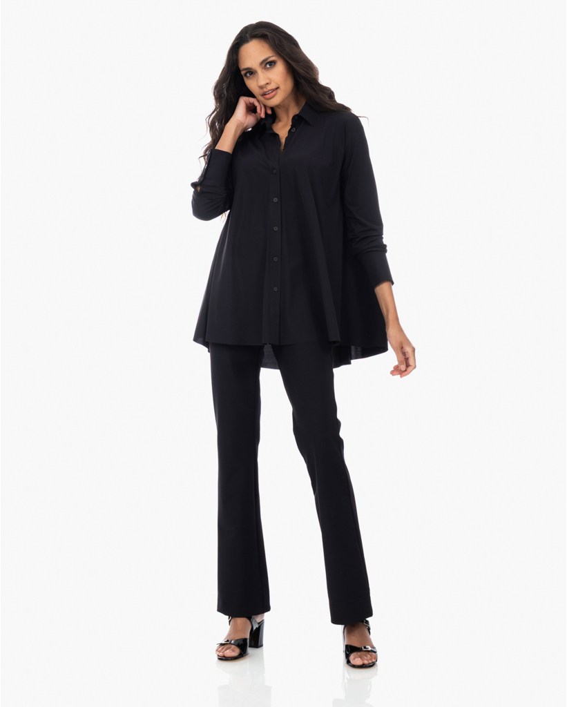 Milly Travel Jersey Blouse Zwart