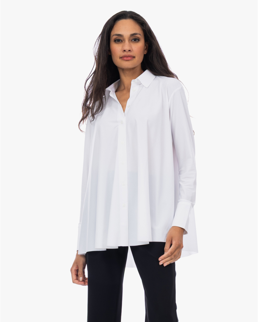 Milly Travel Jersey Blouse Wit