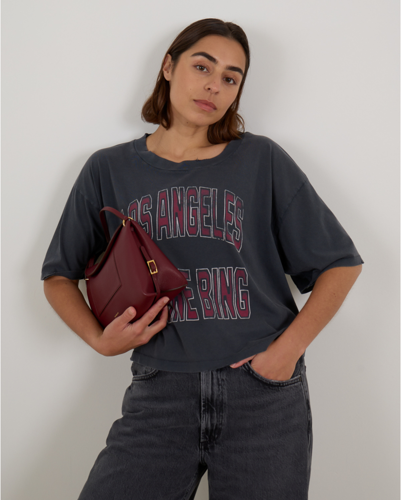Johnny Cropped Shirt Verwassen Zwart