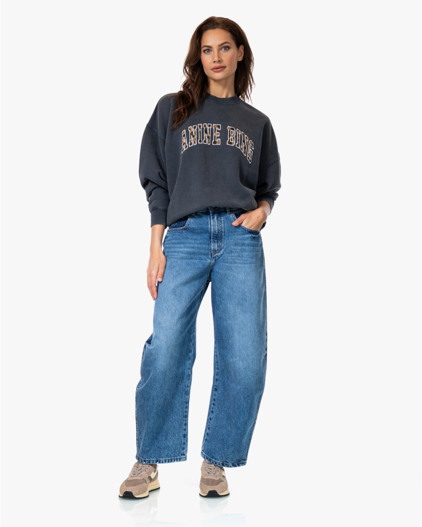 Miles Leopard Print Sweater Zwart