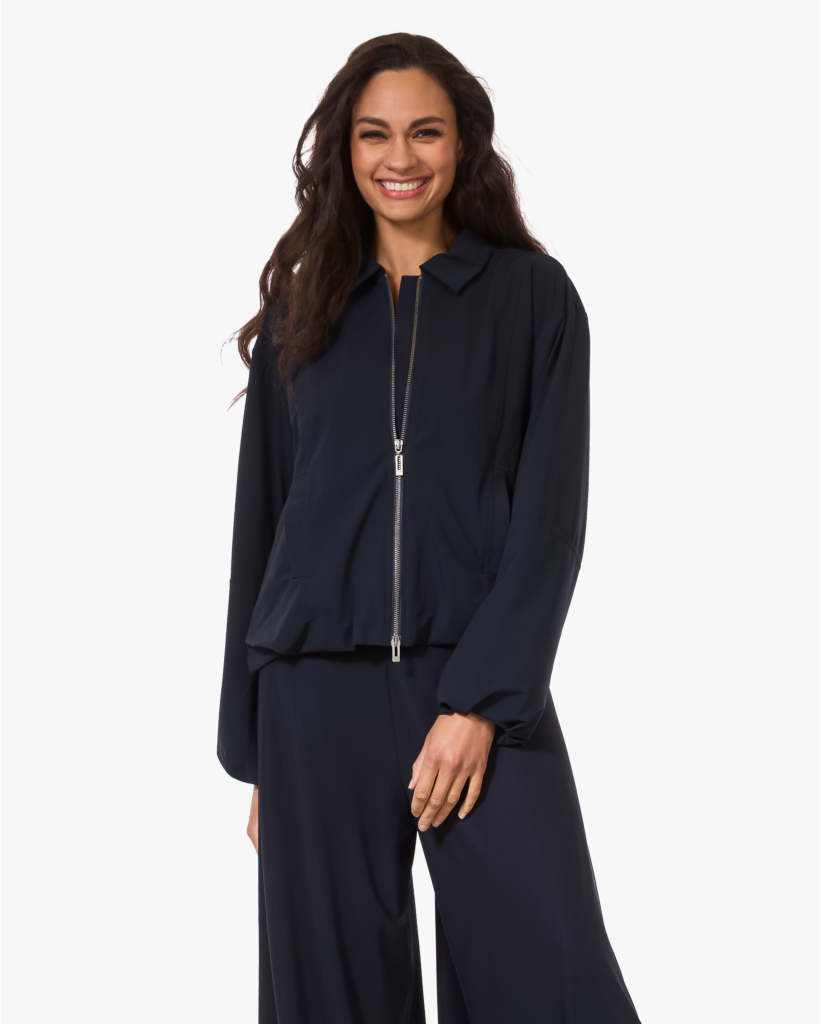Hiyu Bonded Travel Jersey Jack Zwartblauw