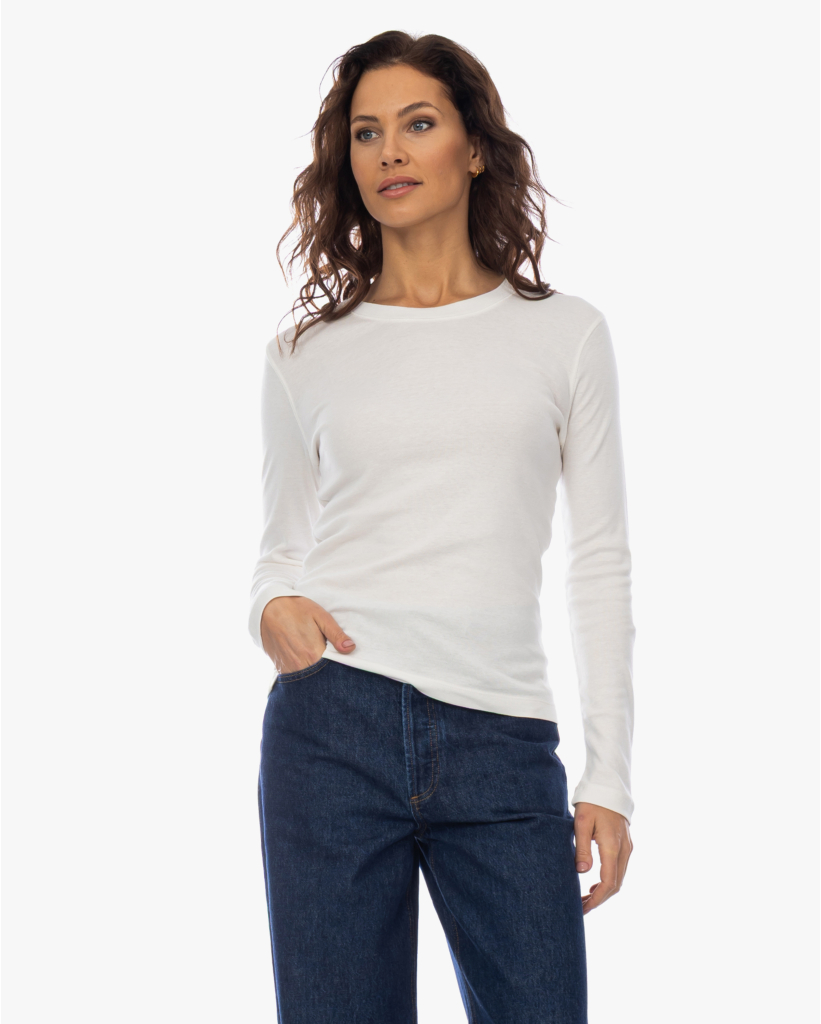 Rib Longsleeve Off-white