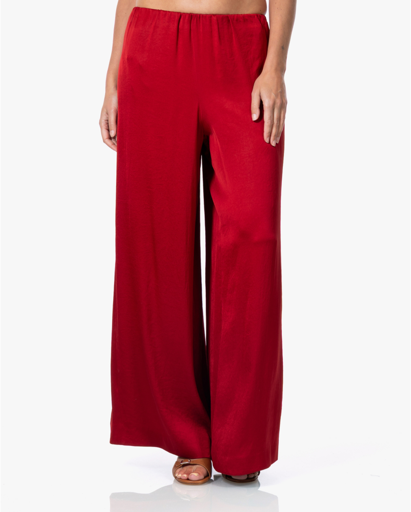 Tweezer Satijnen Pantalon Rood L34