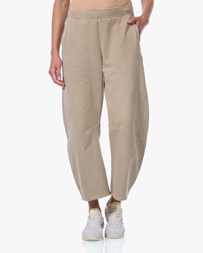 Miro Barrel Sweatpants Beige
