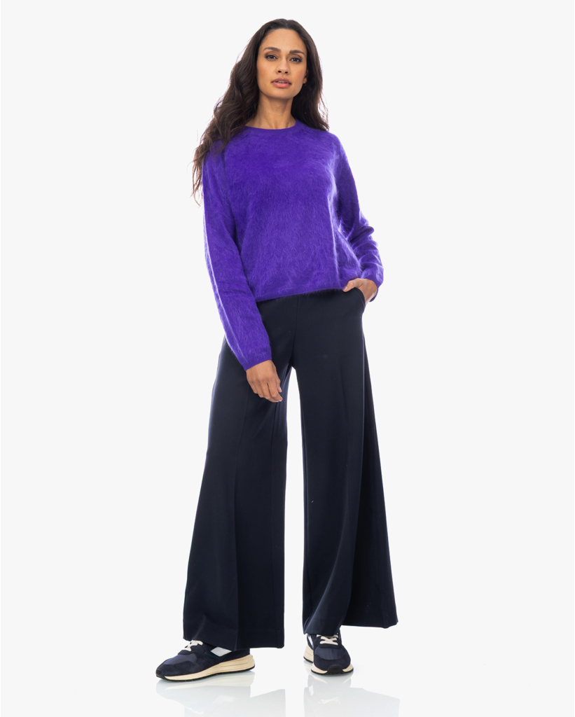 Lexia Sweater Kasjmier Brushed Pullover Paars