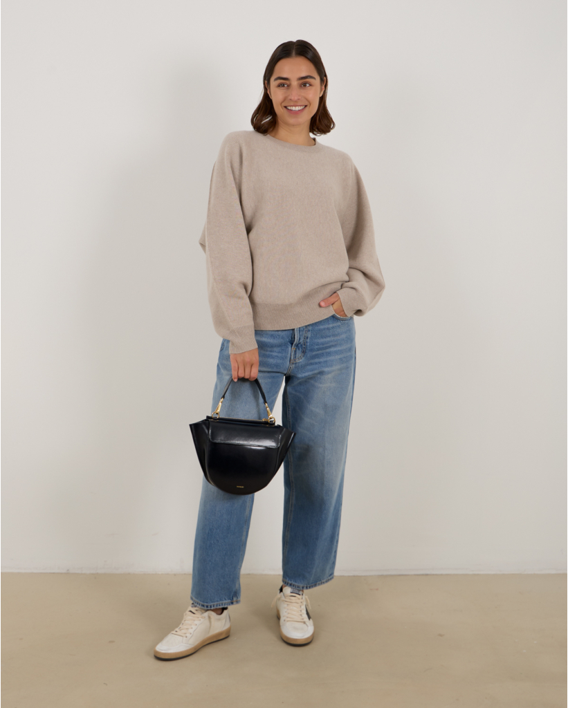 Haily Kasjmier Pullover Zand Grijs