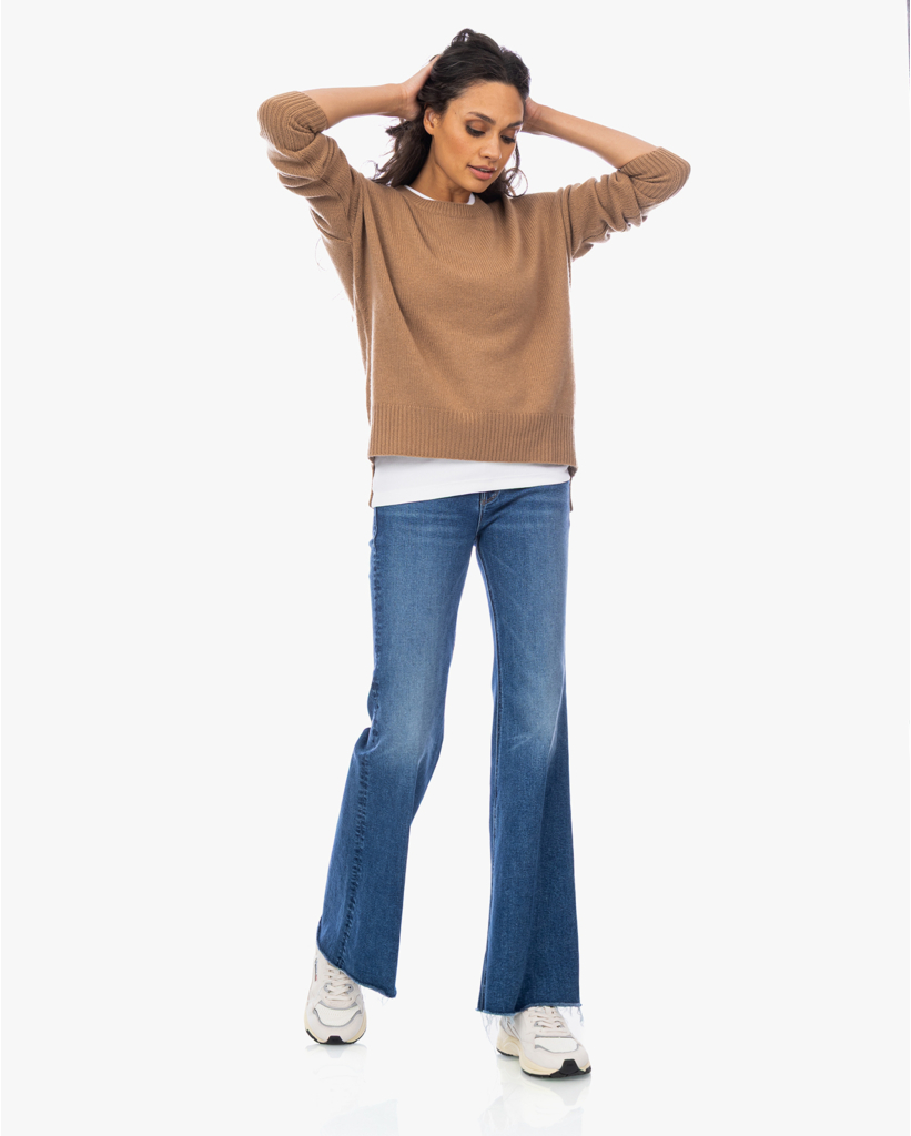 Mila Kasjmier Pullover Trui Bruin