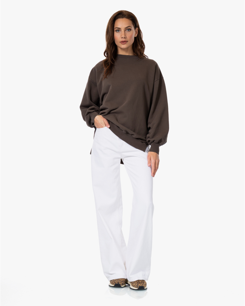 Ulla Oversized Sweater Vintage Bruin 