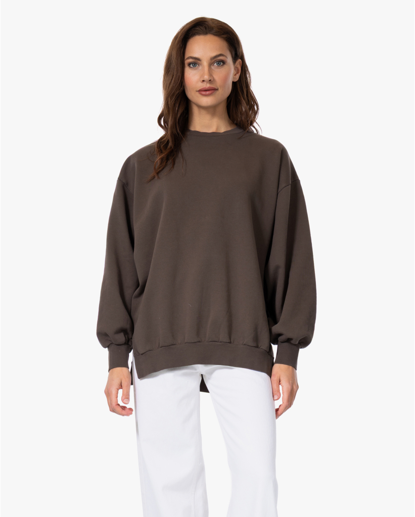 Ulla Oversized Sweater Vintage Bruin 