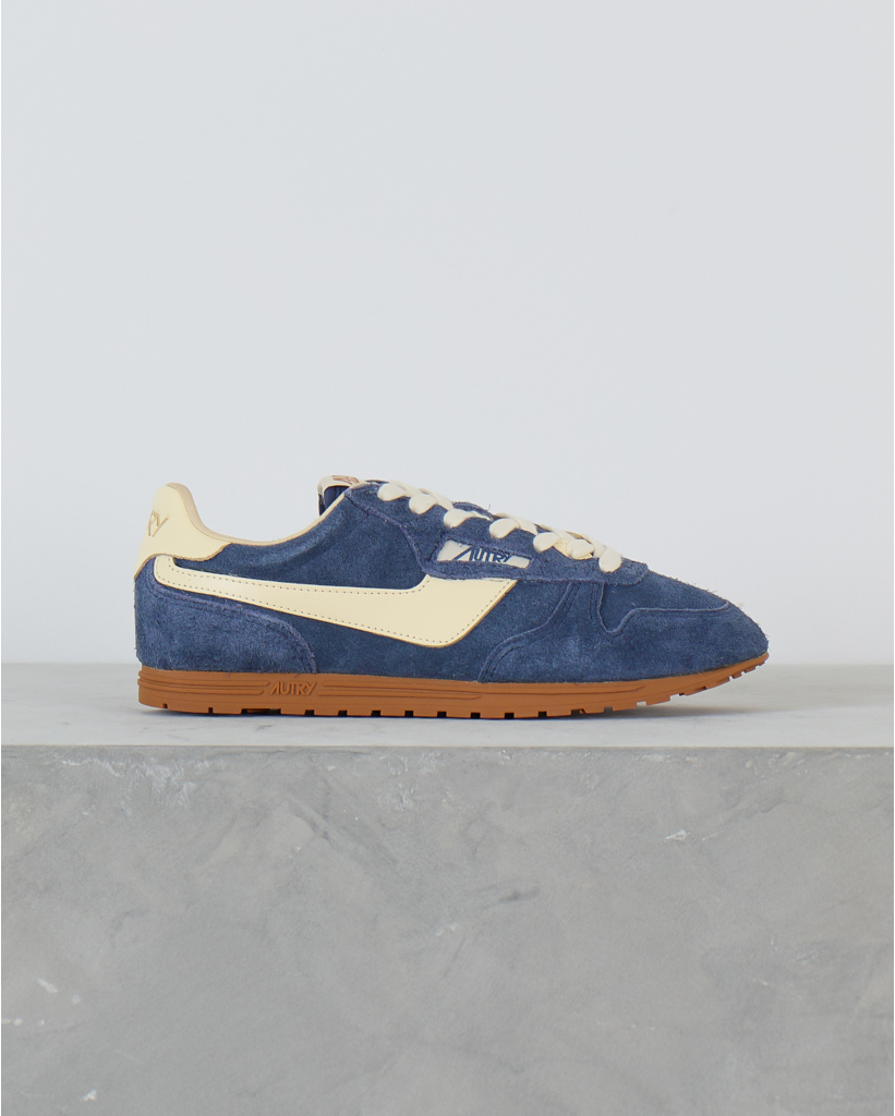 Windspin Suede Sneakers Blauw 