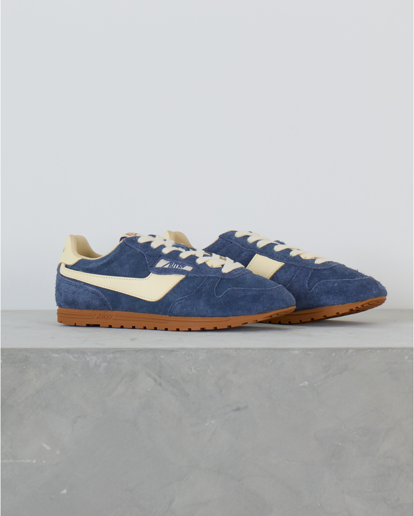 Windspin Suede Sneakers Blauw 