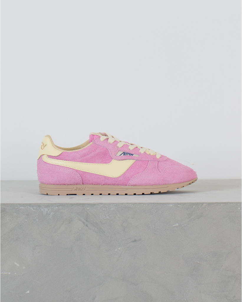 Windspin Suede Sneaker Roze 
