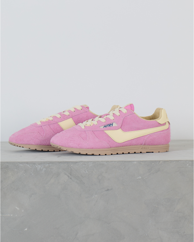 Windspin Suede Sneaker Roze 