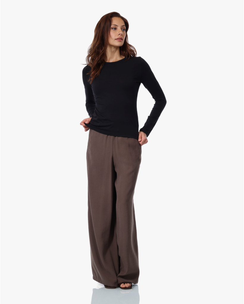Fitted Longsleeve Zwart