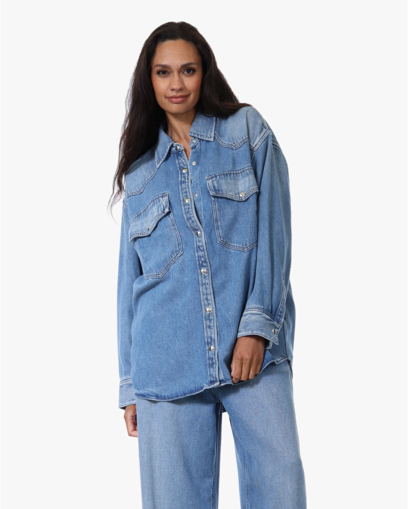 Lotta Western Blouse Script