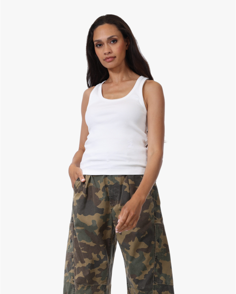Rib Tanktop Ecru