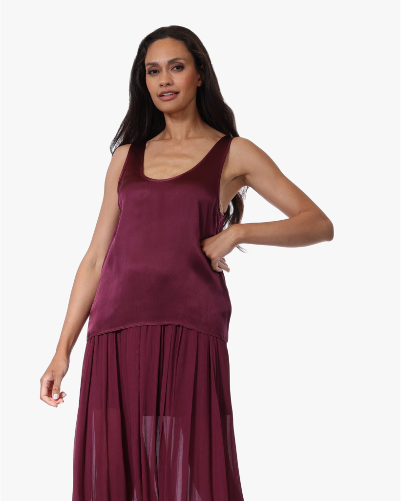 Satijnmix Top Fig