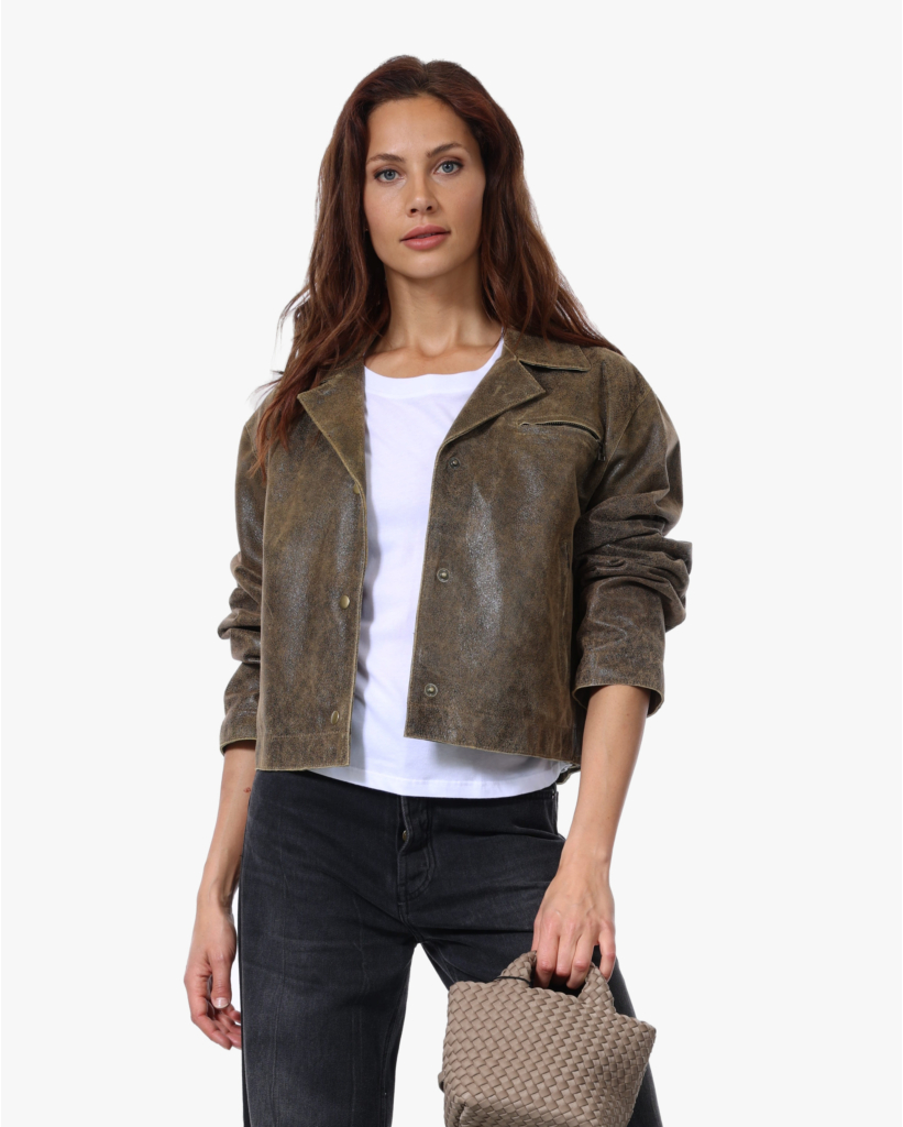 Fallon Suede Blazer Congac