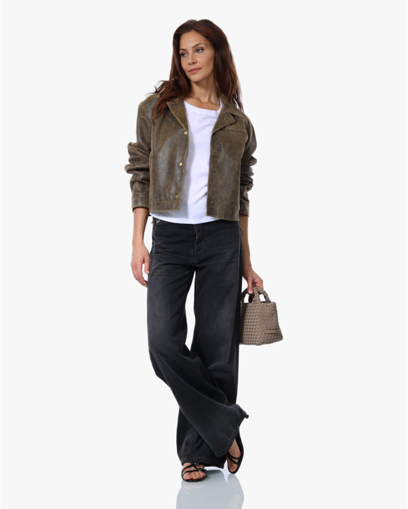 Skater Loose Wide Leg Jeans Blackstone L32