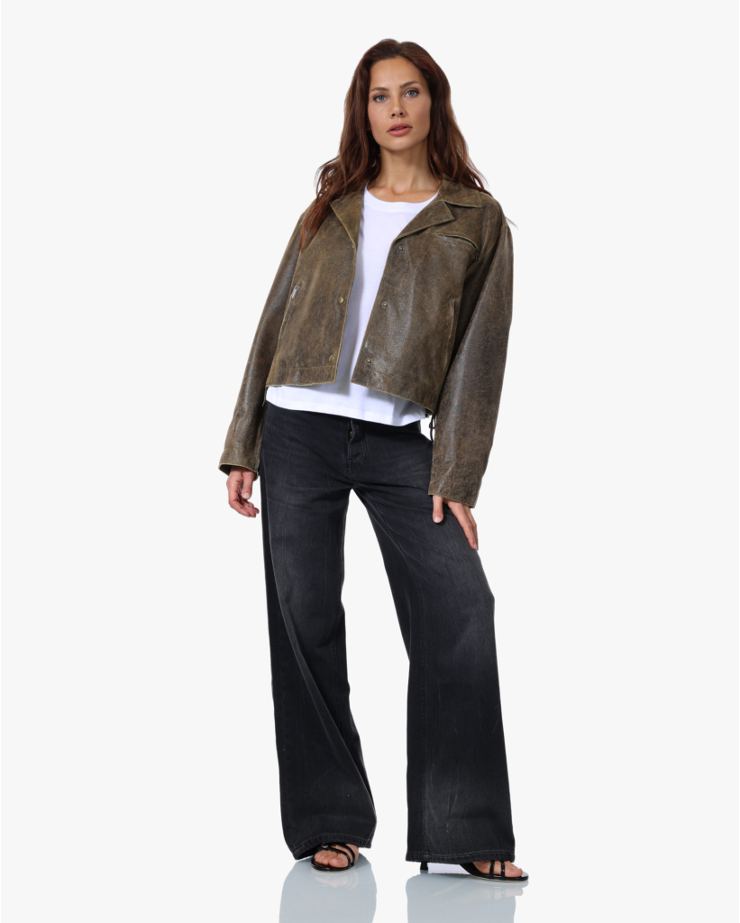 Fallon Suede Blazer Congac