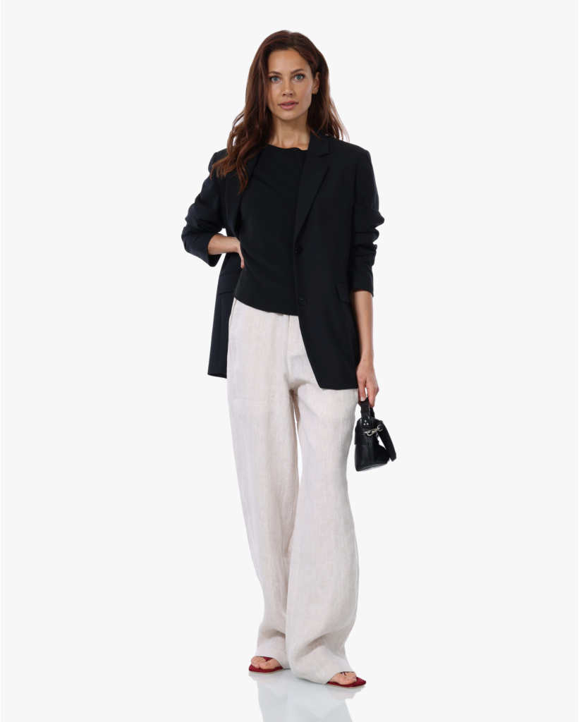 Katoenen Korte Mouwen Trui Core Black