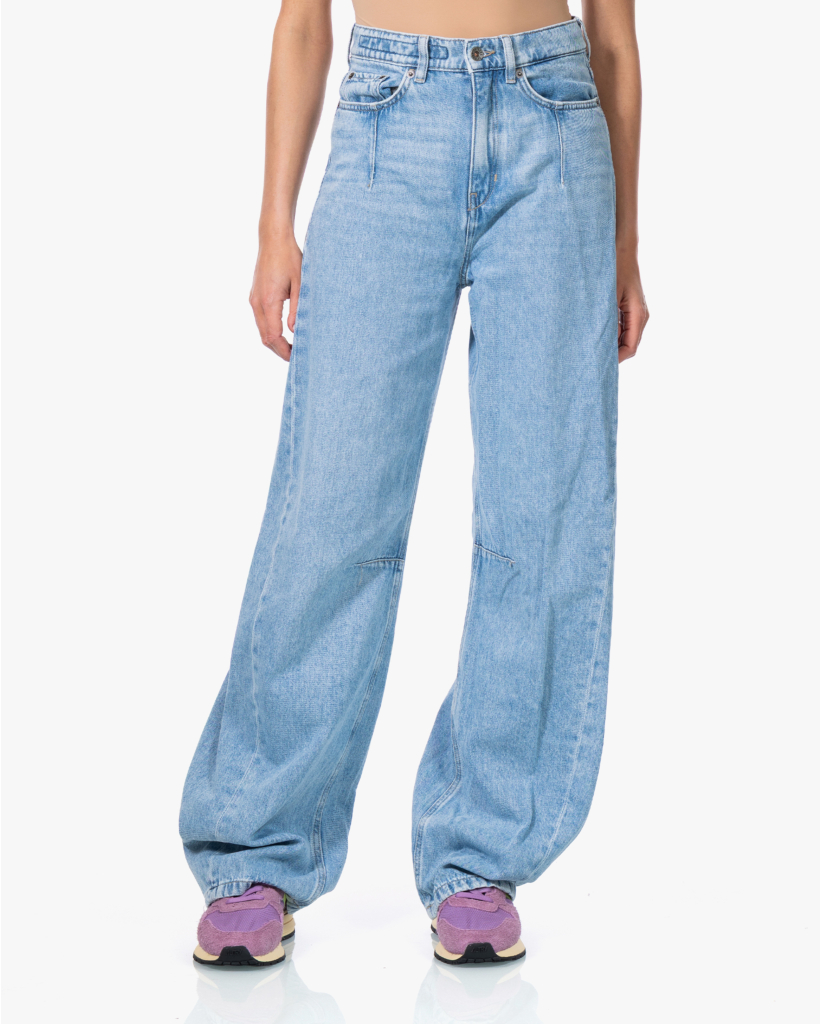 Liable Barrel Jeans Blauw L34