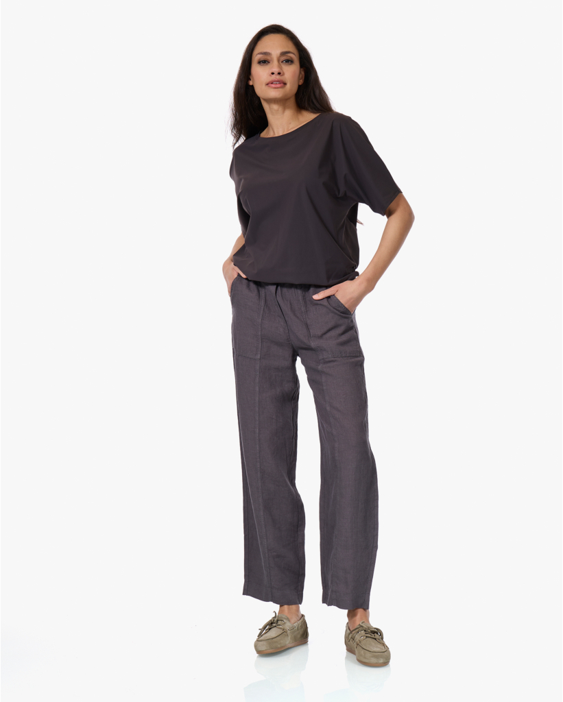 Travel Jersey T-shirt Dark Truffle