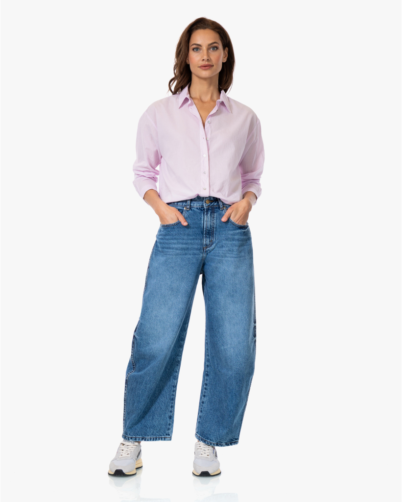 Katoen Voile Blouse Cool Rose 