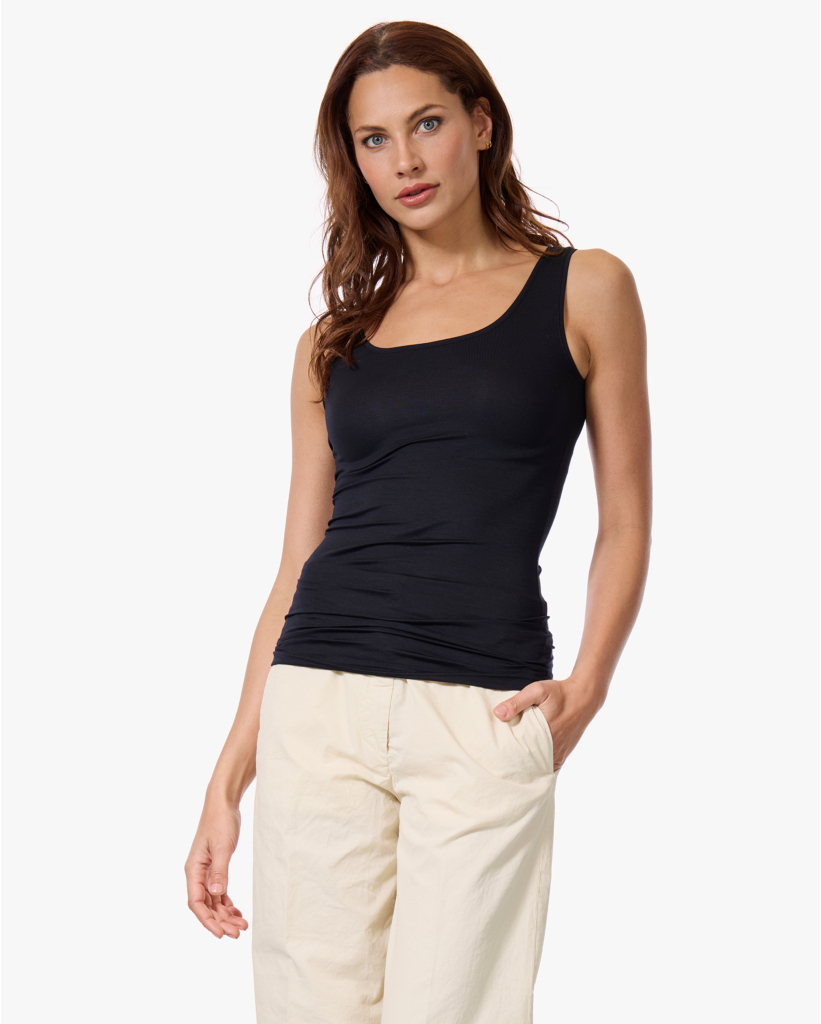 Soft Touch Tank Top Zwart
