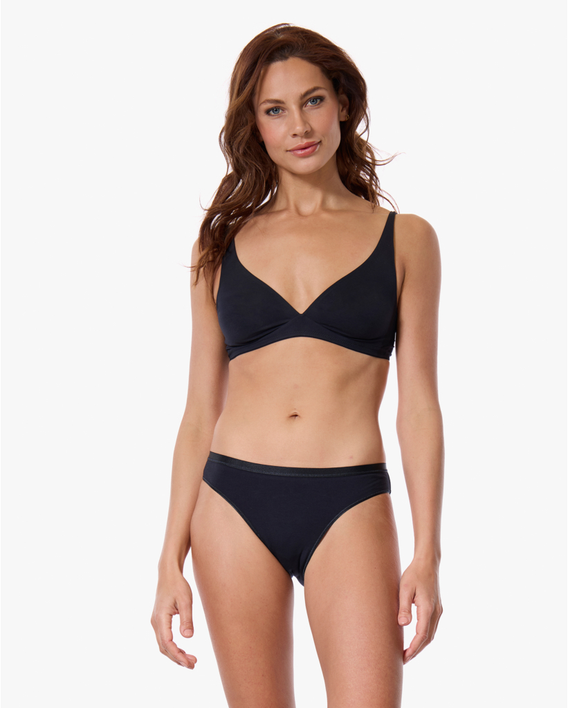 Cotton Sensation Soft Cup BH Zwart
