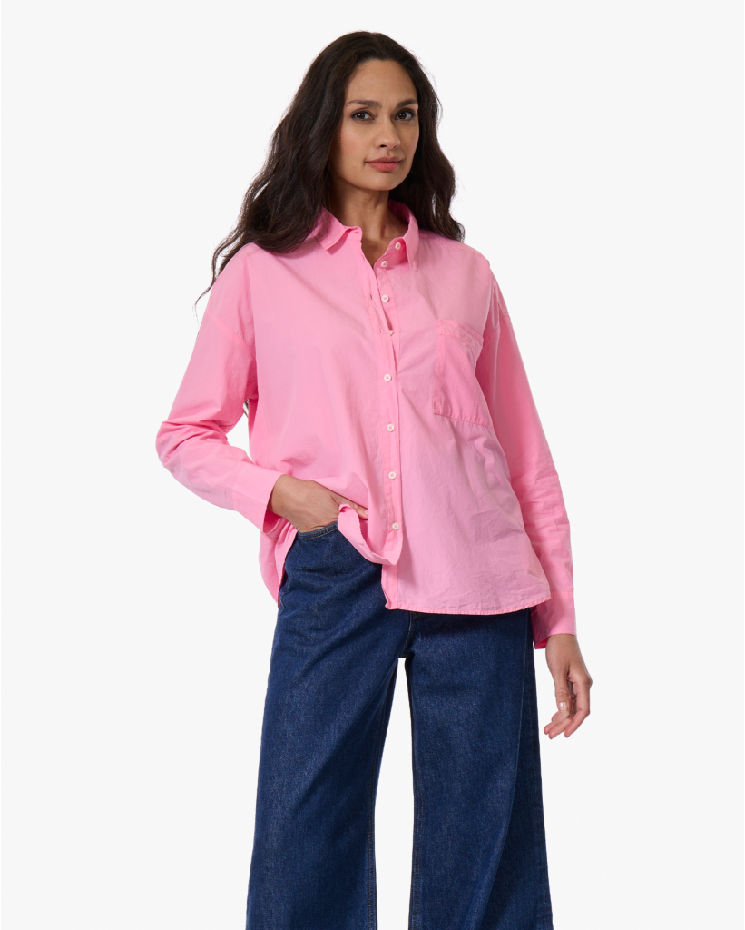 Caroline Poplin Overhemdblouse Candy