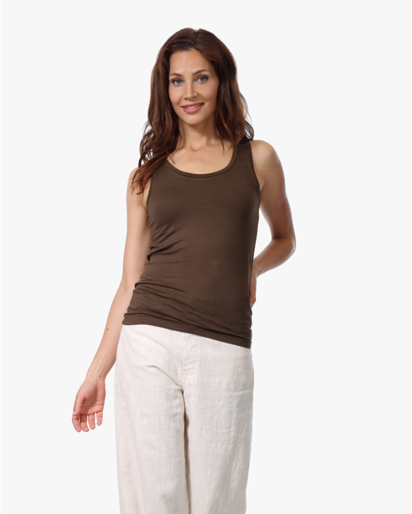 Soft Touch U-hals Top Tonka
