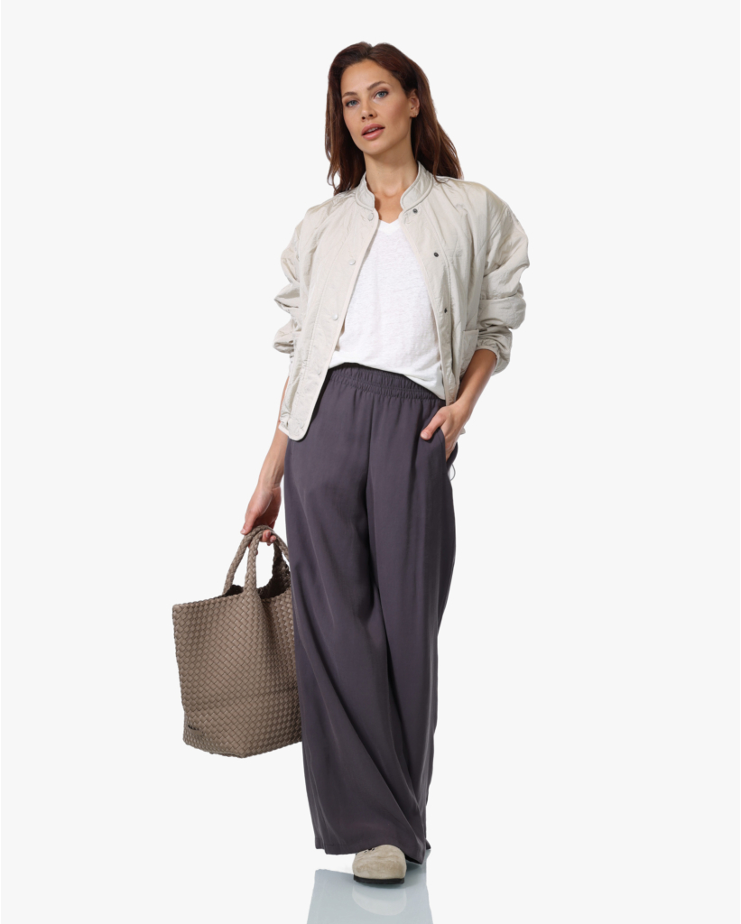 Linnen Mêlee V-neck T-shirt Jasmin 