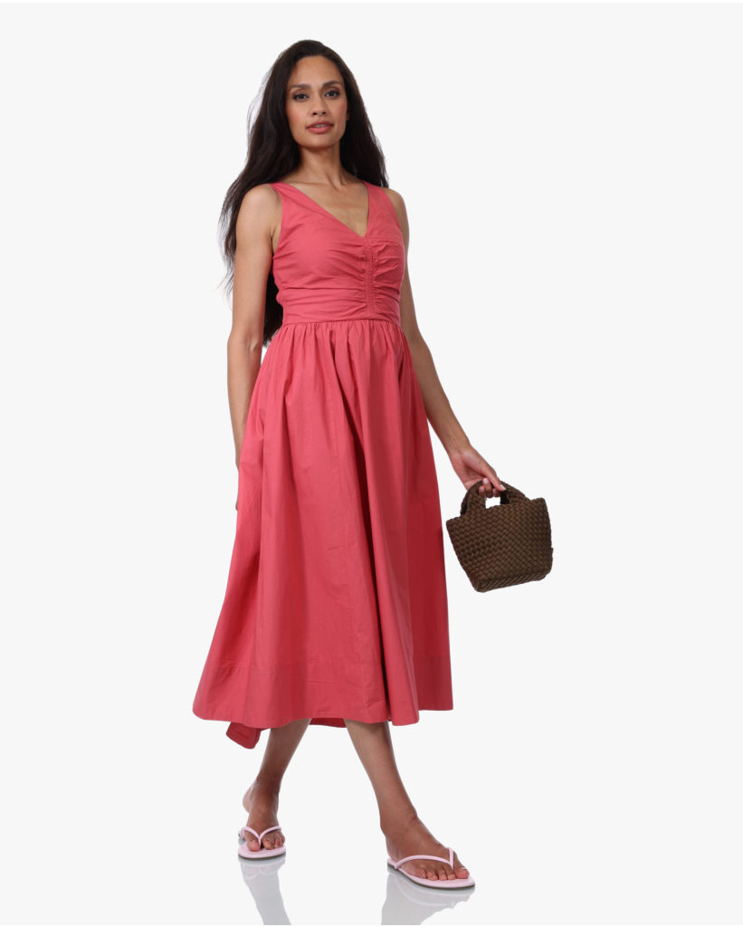 Patrice Midi Jurk Pink Petal