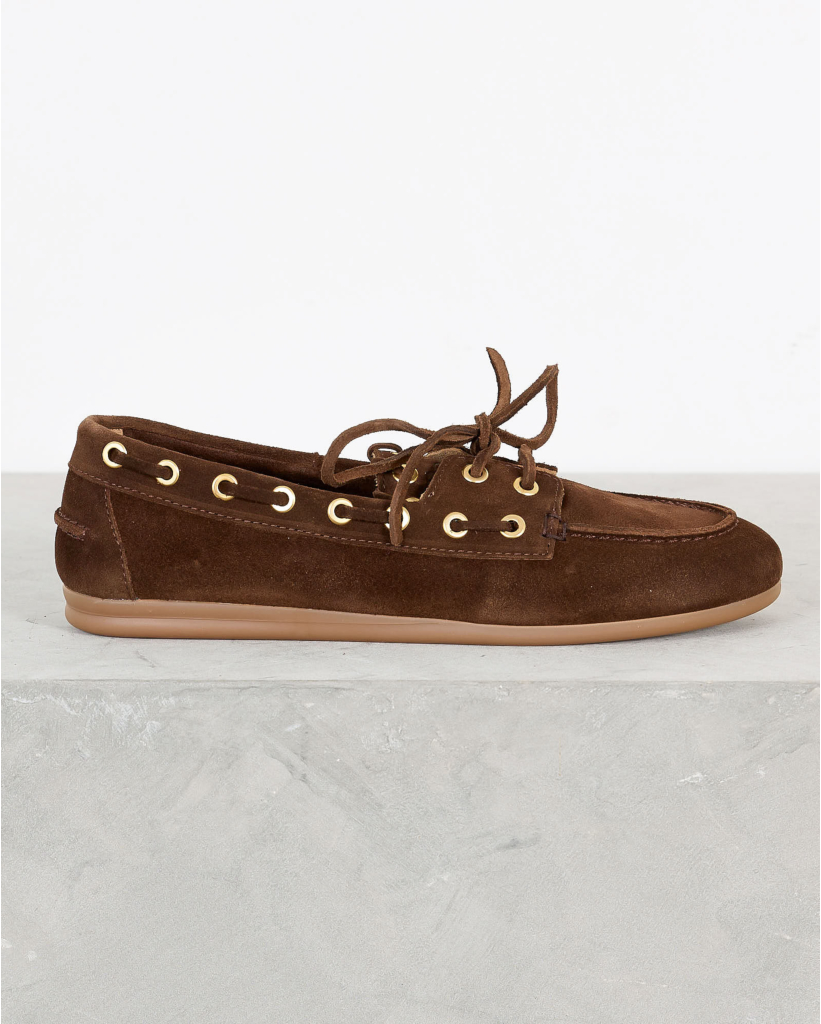 Boat Loafer Saddle Stitch Bruin 