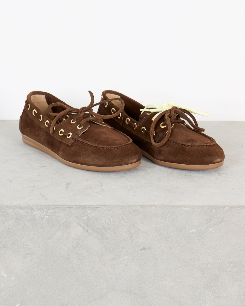 Boat Loafer Saddle Stitch Bruin 