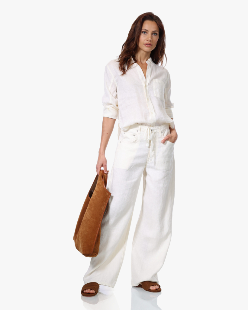 Brynn Drawstring Pantalon Vanilla