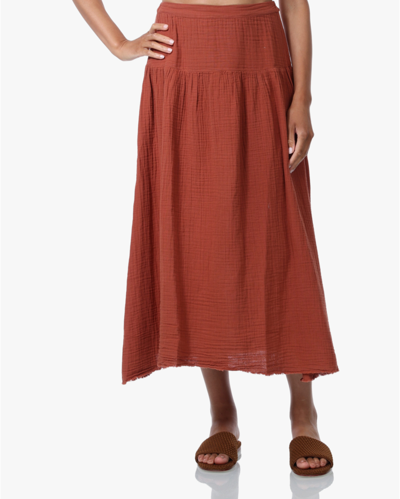 Evelyn Crinkle Maxi Rok Picante