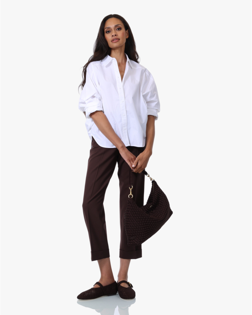 Blouse met Ruffle detail Wit