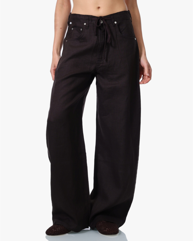 Brynn Drawstring Pantalon Chocolate