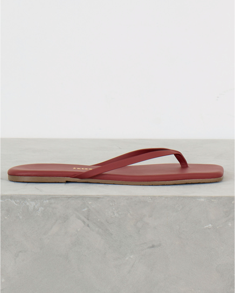 Square Toe Lily Slipper Burgundy