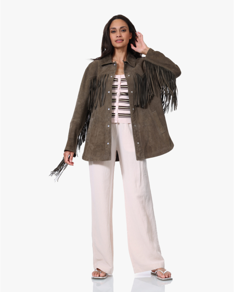 Tencel-Linnen Pantalon Sandstone