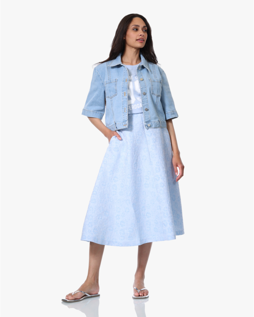 NO 05 Denim Jack Blauw 