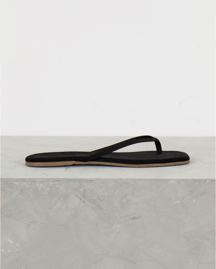 Square Toe Lily Suede Slipper Sable