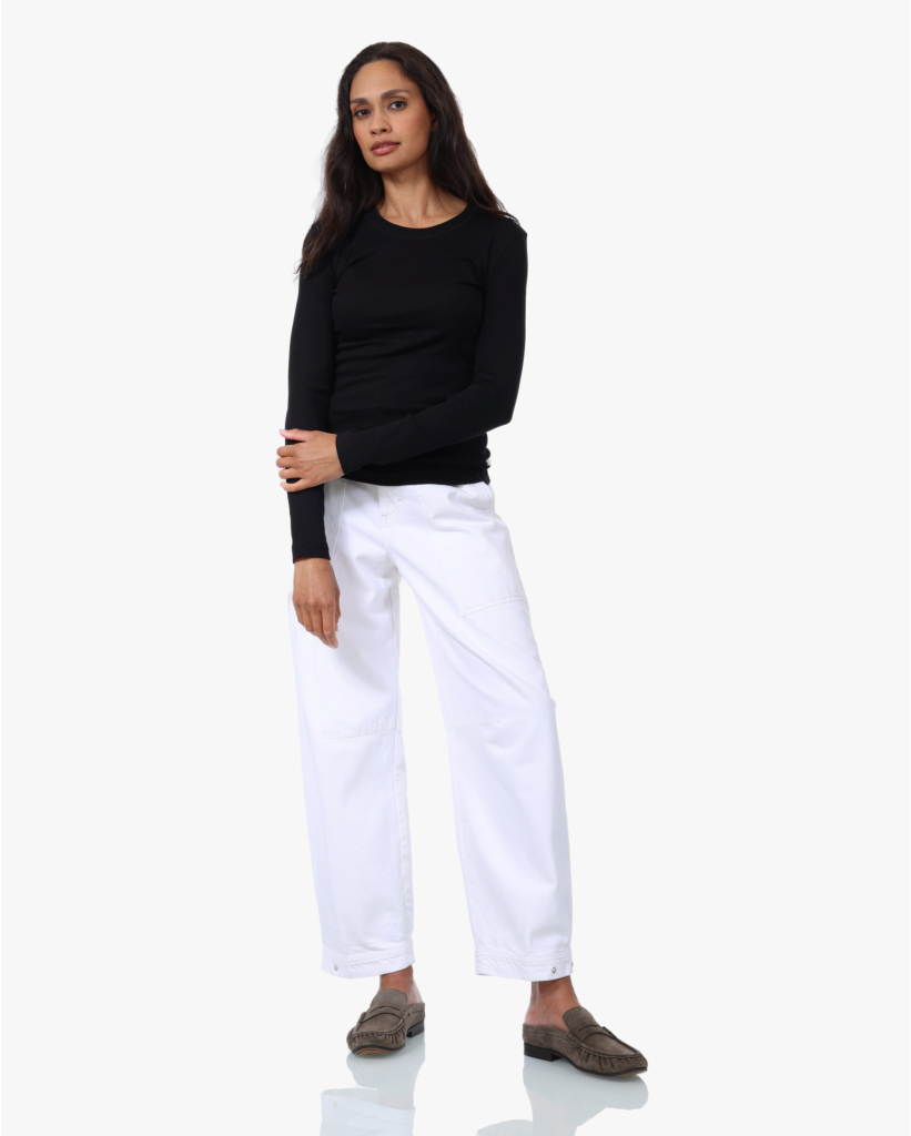 Longsleeve Ronde Hals Zwart