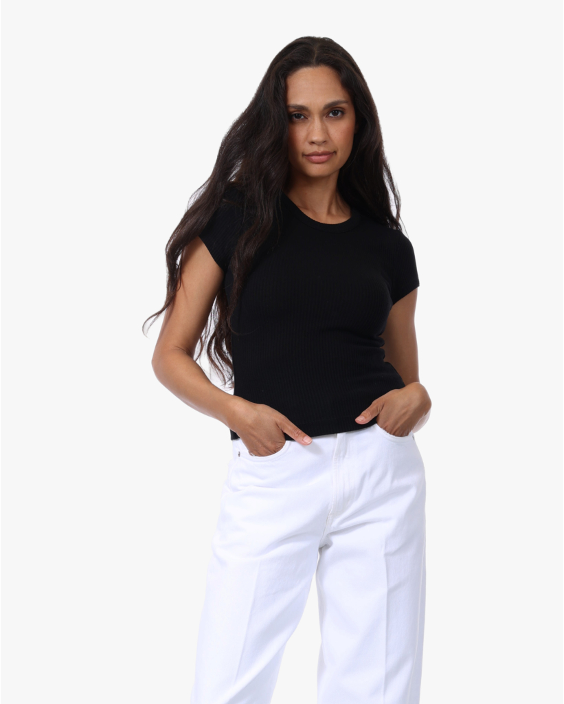 Nello Geribd T-shirt Zwart