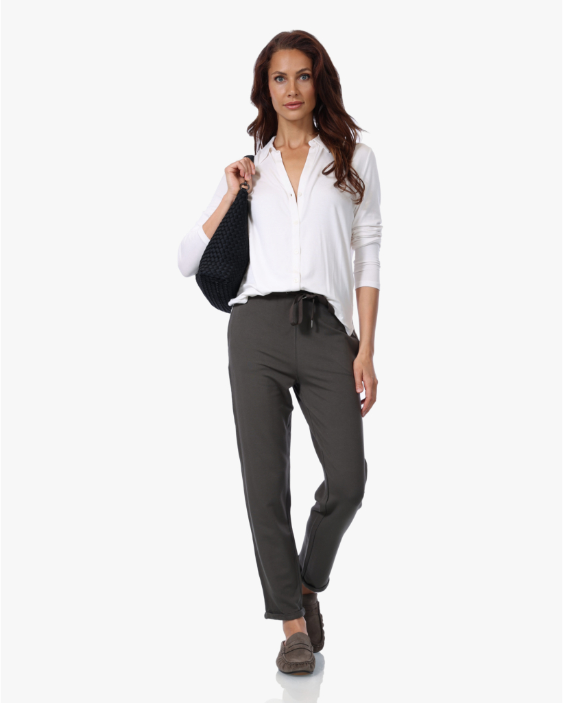 Soft Touch Blouse met Kraag Cream
