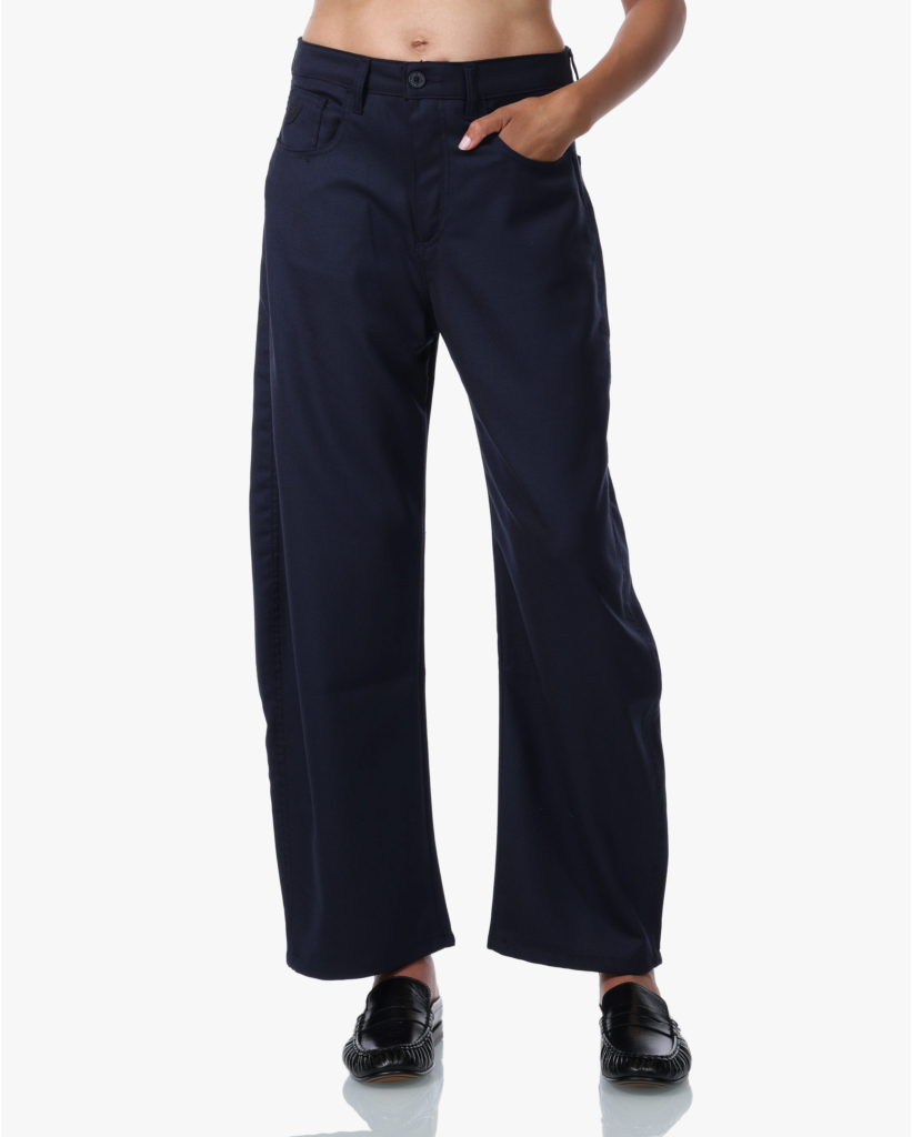 Dali Mid Rise Barrel Fit Blue Caster