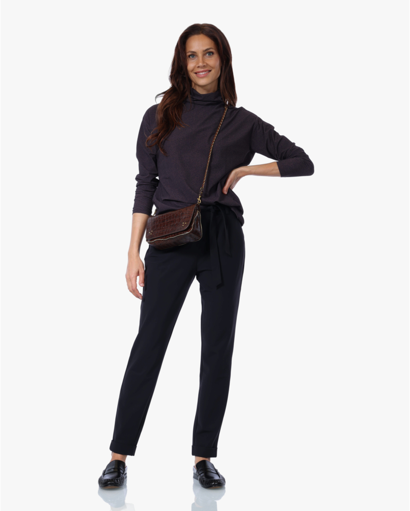 Hita Travel Ceintuur Pantalon Diepzwart